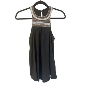 Papermoon Kally Embellished Halter Blouse SMALL